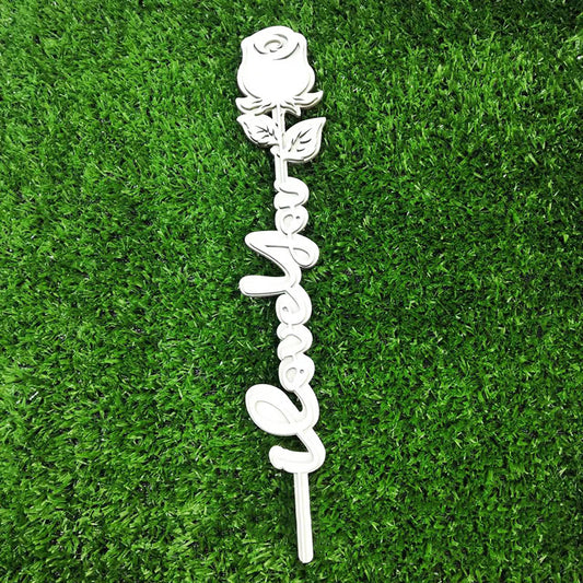 Sublimation Blank MDF Love you Memory Rose in different designs