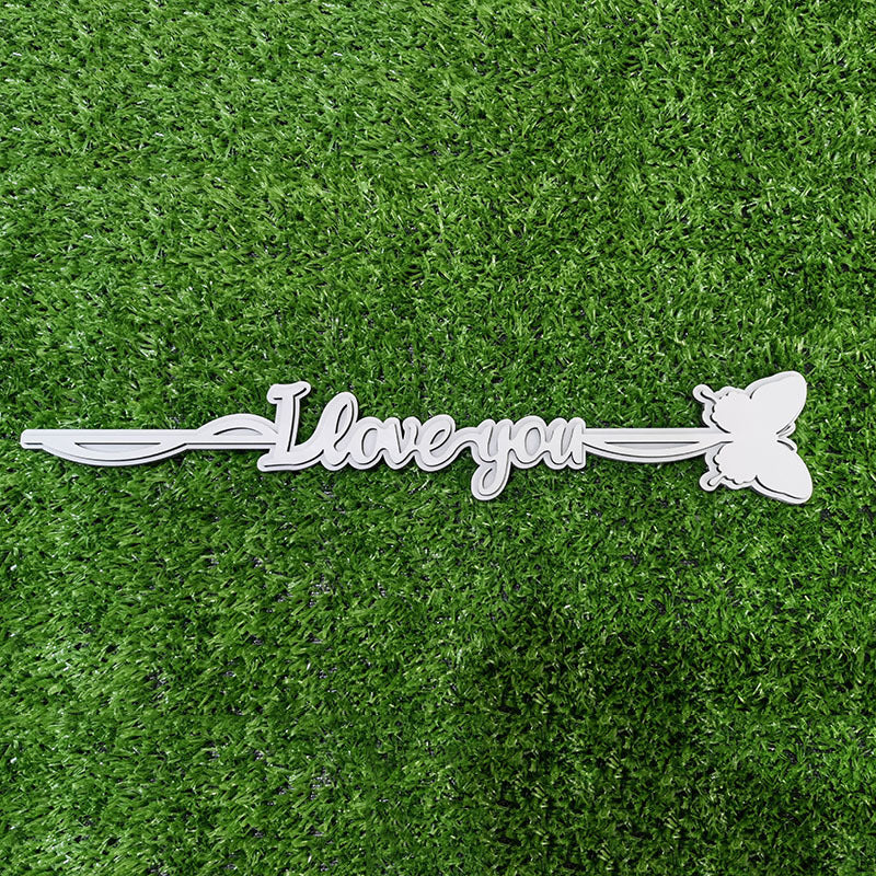 Sublimation Blank MDF Love you Memory Rose in different designs