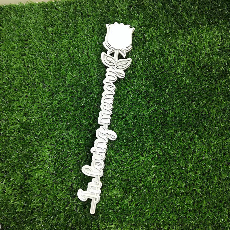 Sublimation Blank MDF Love you Memory Rose in different designs