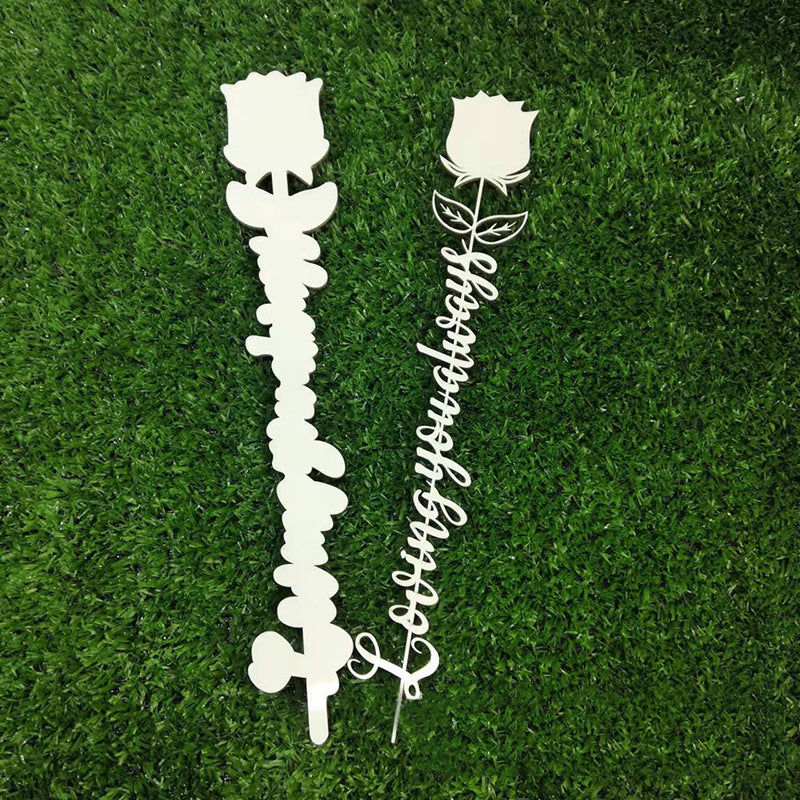 Sublimation Blank MDF Love you Memory Rose in different designs