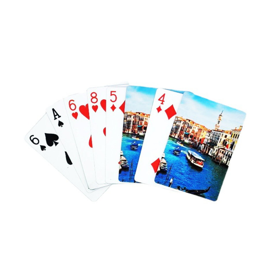 Sublimation Blank Printable Paper Playing Cards Blank Single Sided Printing