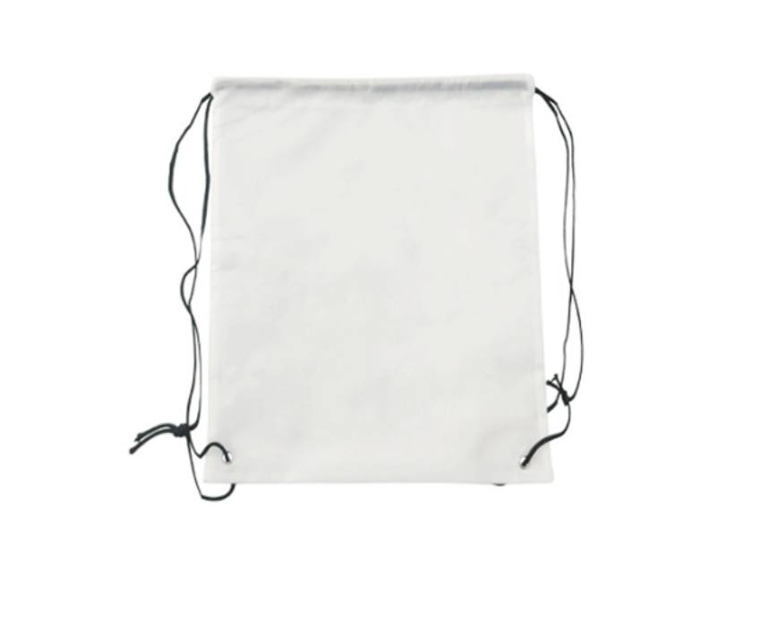 sublimation blanks polyester bundle pocket transparent dustproof bag double shoulder drawstring bag