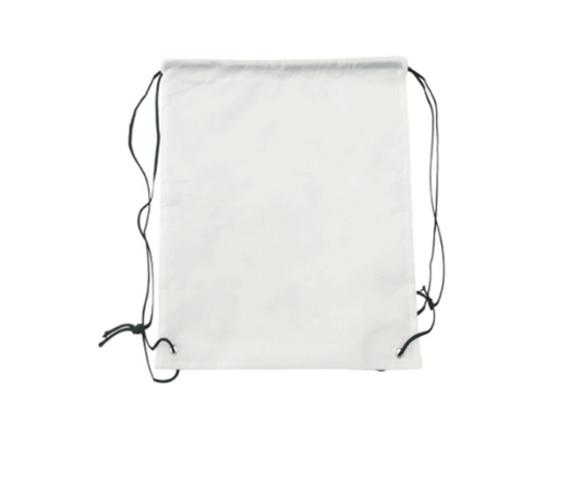 sublimation blanks polyester bundle pocket transparent dustproof bag double shoulder drawstring bag