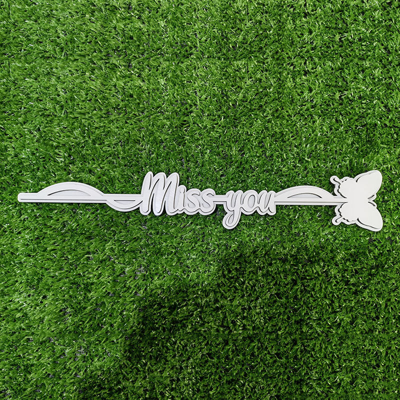 Sublimation Blank MDF Love you Memory Rose in different designs