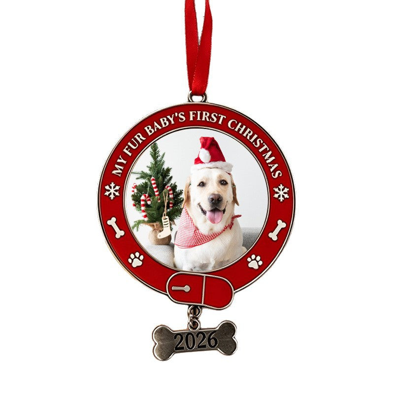 Sublimation Blank Christmas Ornaments - DIY Metal Photo Keepsake Ornament, Heat Transfer Christmas Tree Hanging Decor (2026)