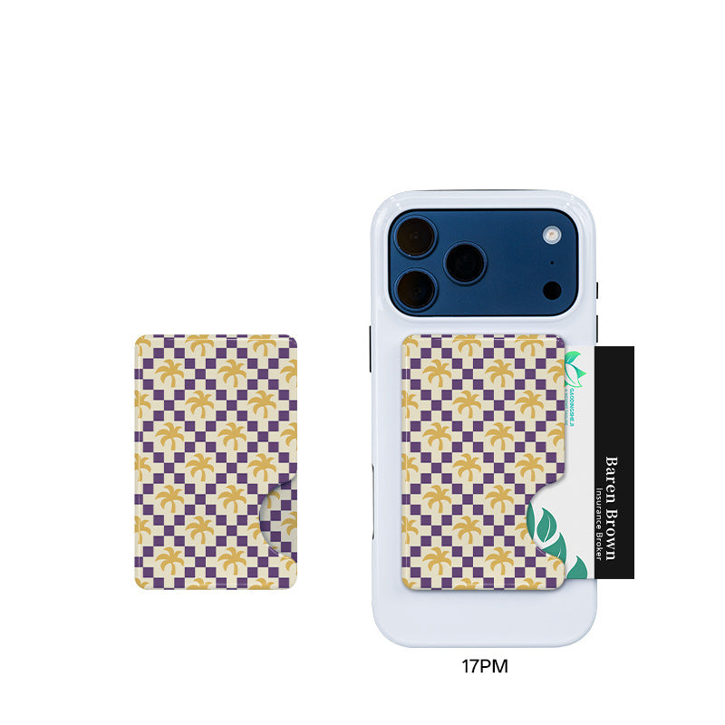 Sublimation Blank Magnetic Phone Card Holder - DIY Wallet for Heat Transfer