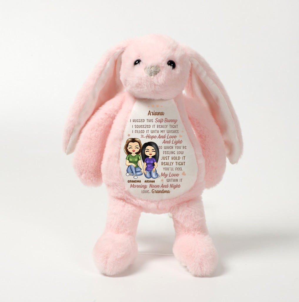 Sublimation Blank Plush Easter Bunny - 30cm Printable Belly Doll (5 Colors)