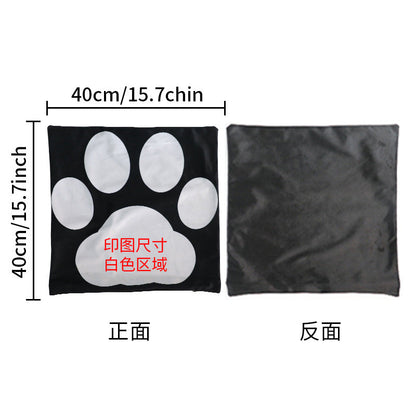 Sublimation Blank Pillowcase - Premium Gold Velvet & Plush DIY Cushion Cover for Heat Transfer