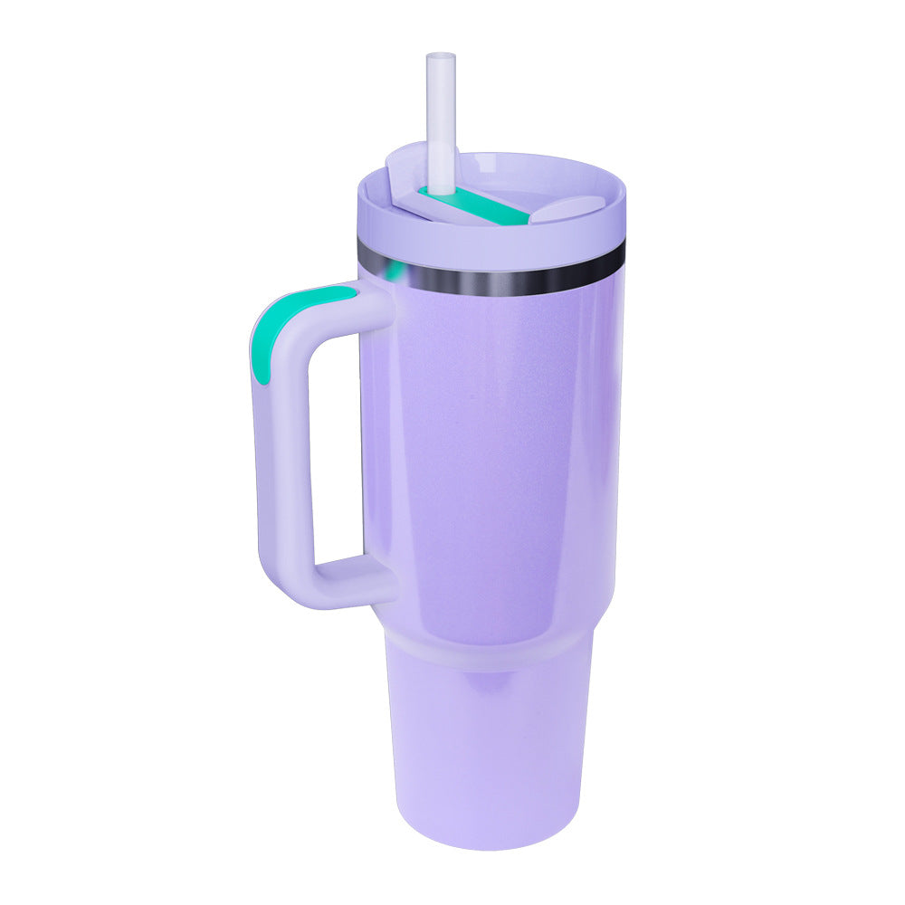 Sublimation  Blank  40oz  Stanley handle mugs Sparkle Color and Two Tone Color