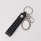 Sublimation Blank Keychains - DIY PU Leather & Rope Strap Bag Charm Keyring with Photo Frame, Heat Transfer Custom