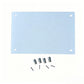 Sublimation Blank Tempered Glass Photo Frame - Single-Sided Heat Transfer Wall Frame with Mounting Kit (30x20cm)
