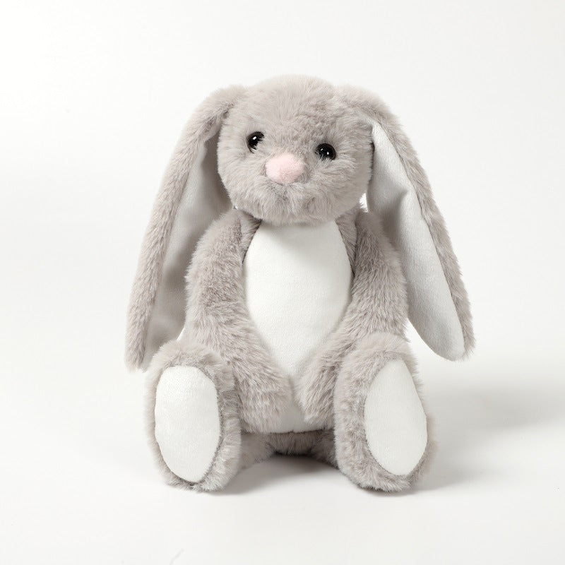 Sublimation Blank Plush Easter Bunny - 30cm Printable Belly Doll (5 Colors)