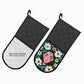 Sublimation Blank Double Oven Mitt - Polyester Heat Insulation Gloves, DIY Heat Transfer