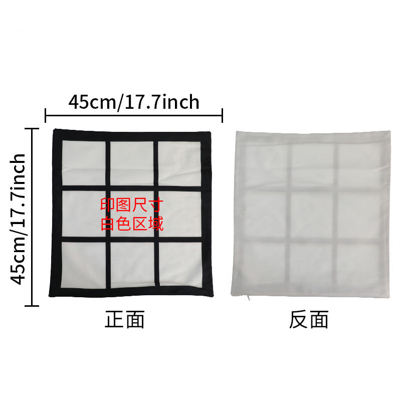 Sublimation Blank Pillowcase - Premium Gold Velvet & Plush DIY Cushion Cover for Heat Transfer
