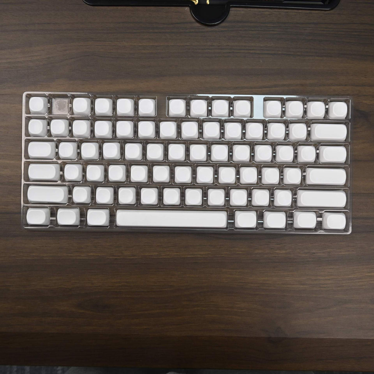 Blank keycap tray