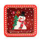 Christmas Tin Box with Window Lid | Printed Metal Gift Tin, 12 Festive Designs - Not a Sublimation Blank