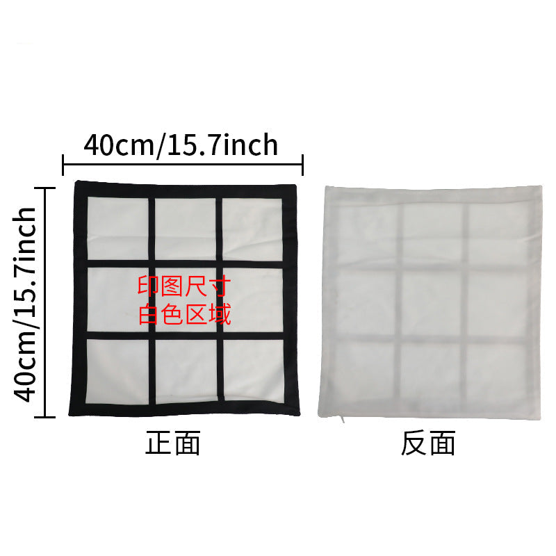 Sublimation Blank Pillowcase - Premium Gold Velvet & Plush DIY Cushion Cover for Heat Transfer