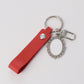 Sublimation Blank Keychains - DIY PU Leather & Rope Strap Bag Charm Keyring with Photo Frame, Heat Transfer Custom
