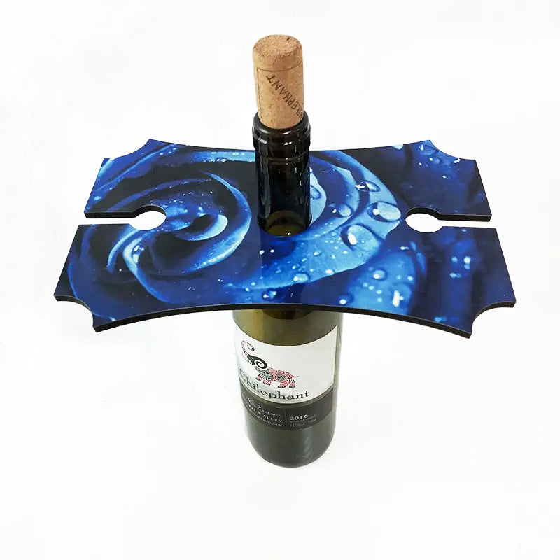 Sublimation Blank MDF Wine Glass Holder - DIY Bottle Neck Caddy (4 Styles)