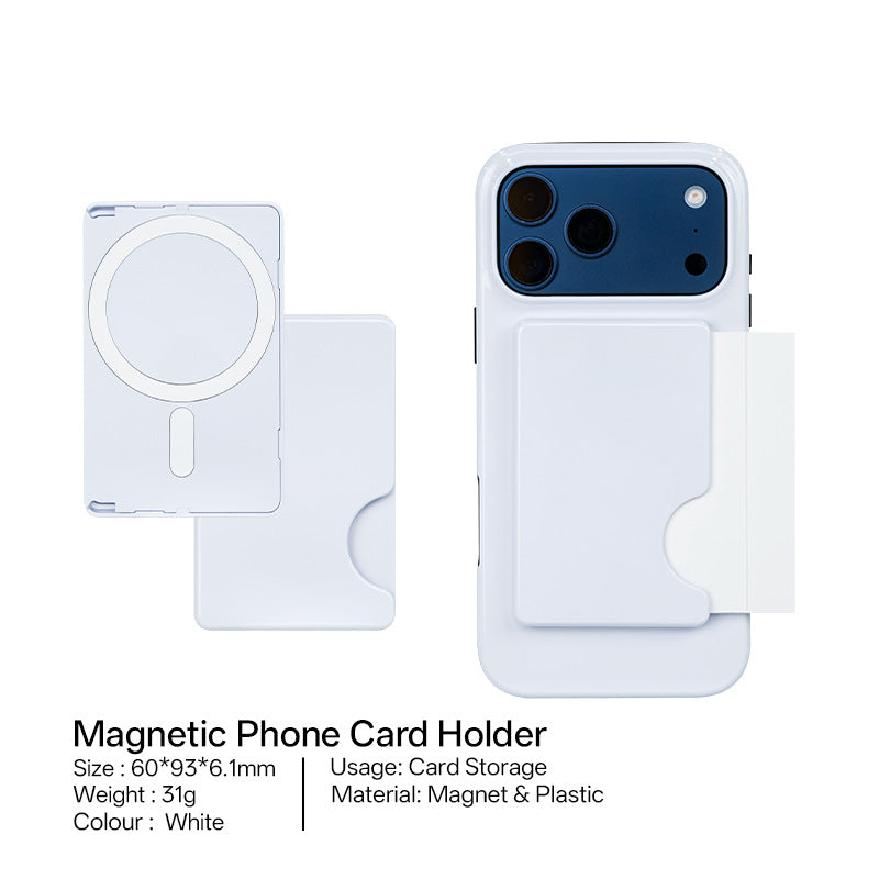Sublimation Blank Magnetic Phone Card Holder - DIY Wallet for Heat Transfer