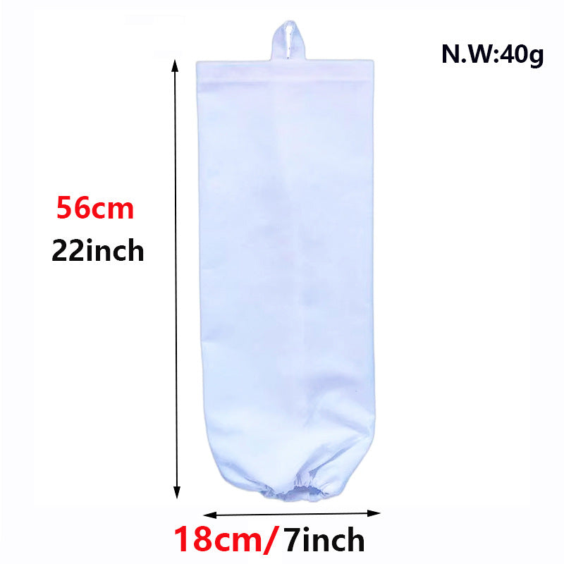 Sublimation Blank Garbage Bag Storage Bag - Polyester Hanging Bag Dispenser, Double-Sided DIY Heat Transfer (56x18cm)