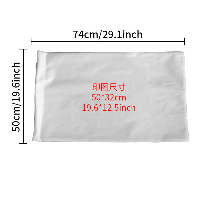 Sublimation Blank Pillowcase - Premium Gold Velvet & Plush DIY Cushion Cover for Heat Transfer