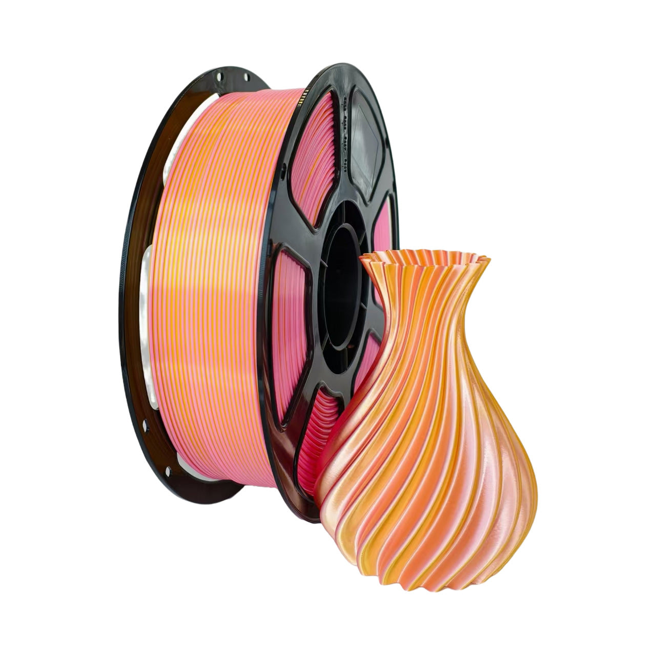 Professional Silk PLA 3D Printer Filament - High Gloss Dual-Color & Single-Color 1.75mm (1kg Spool)