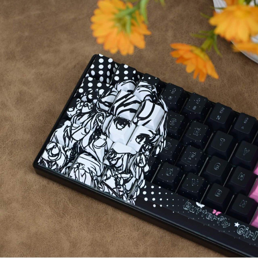 Finished keyboard shown as a customization example