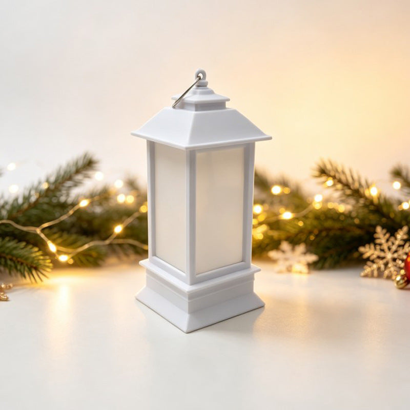 Sublimation Blank Christmas LED Lantern Night Light - 4-Panel 125mm DIY PET Panel