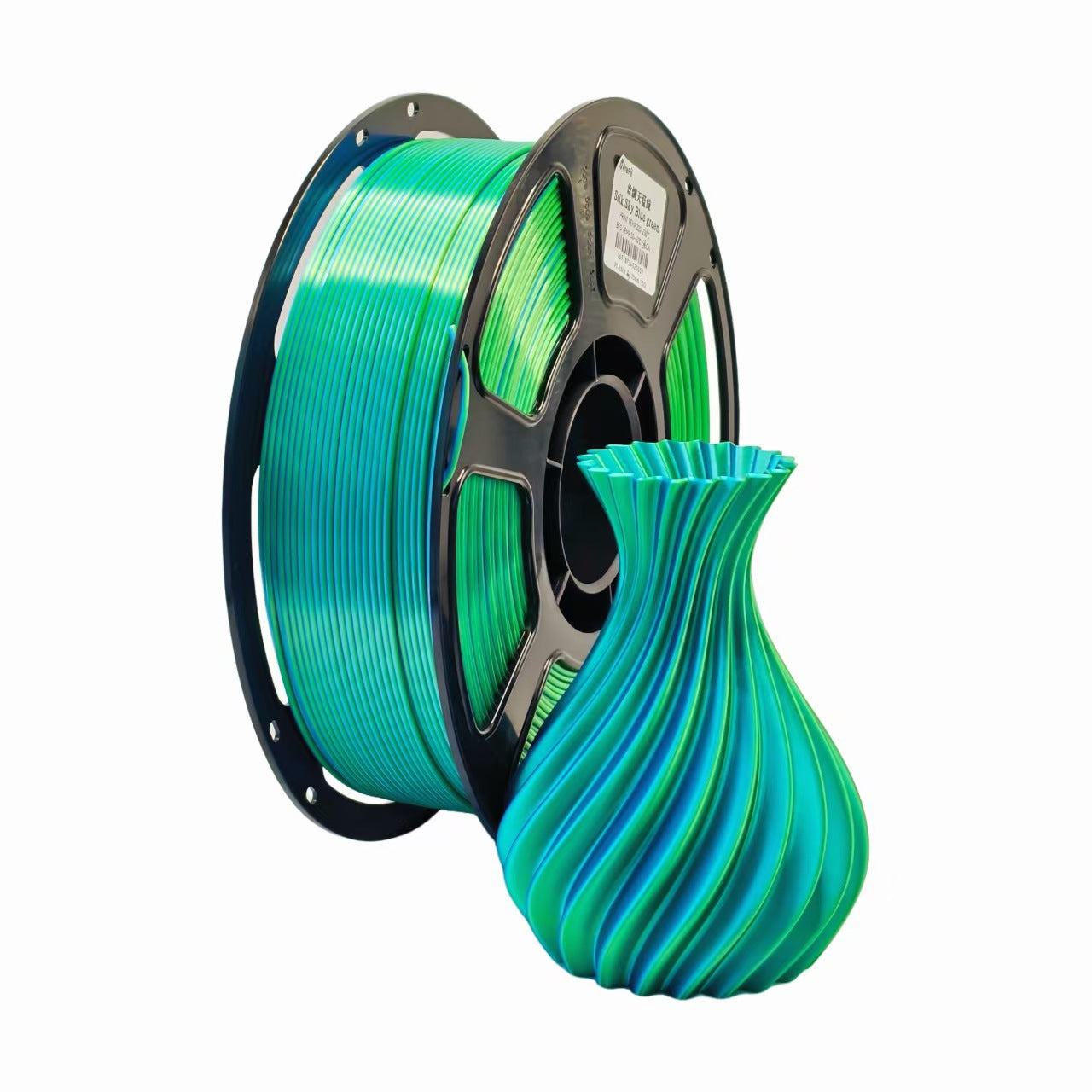 Professional Silk PLA 3D Printer Filament - High Gloss Dual-Color & Single-Color 1.75mm (1kg Spool)