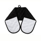 Sublimation Blank Double Oven Mitt - Polyester Heat Insulation Gloves, DIY Heat Transfer