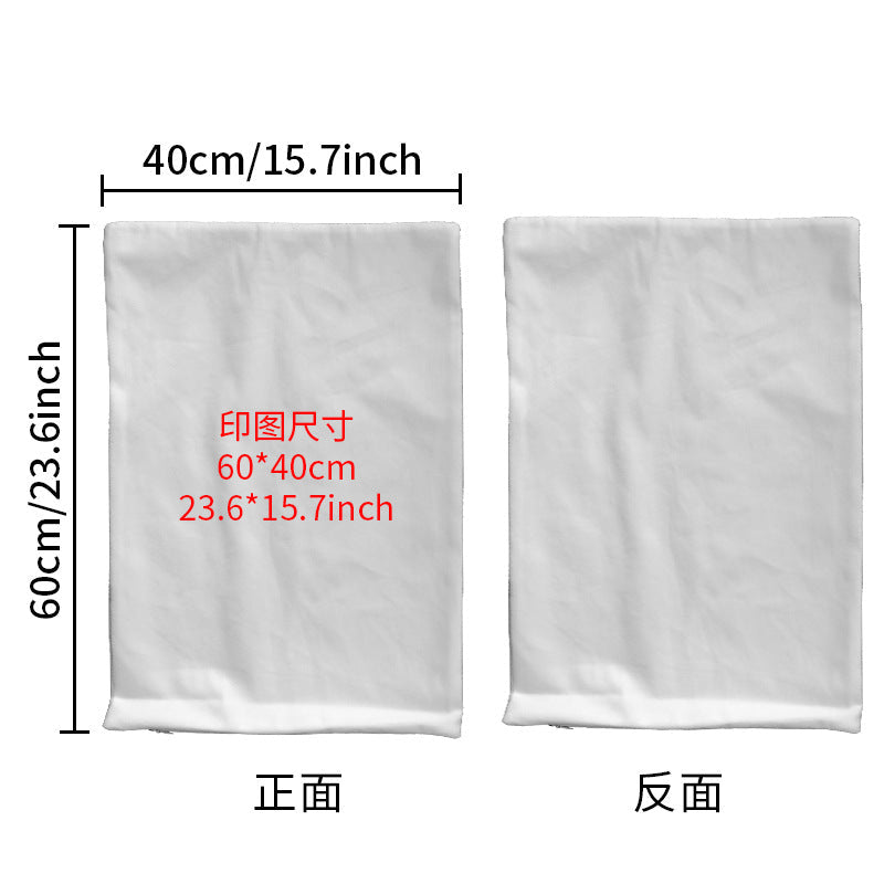 Sublimation Blank Pillowcase - Premium Gold Velvet & Plush DIY Cushion Cover for Heat Transfer