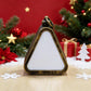 Sublimation Blank Christmas LED Lantern Night Light - Triangular DIY PET Panel