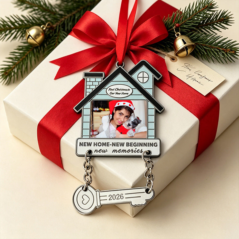 Sublimation Blank Christmas Ornaments - DIY Metal Photo Keepsake Ornament, Heat Transfer Christmas Tree Hanging Decor (2026)