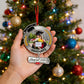Sublimation Graduation Cap Metal Ornament - Custom Double-Sided Logo