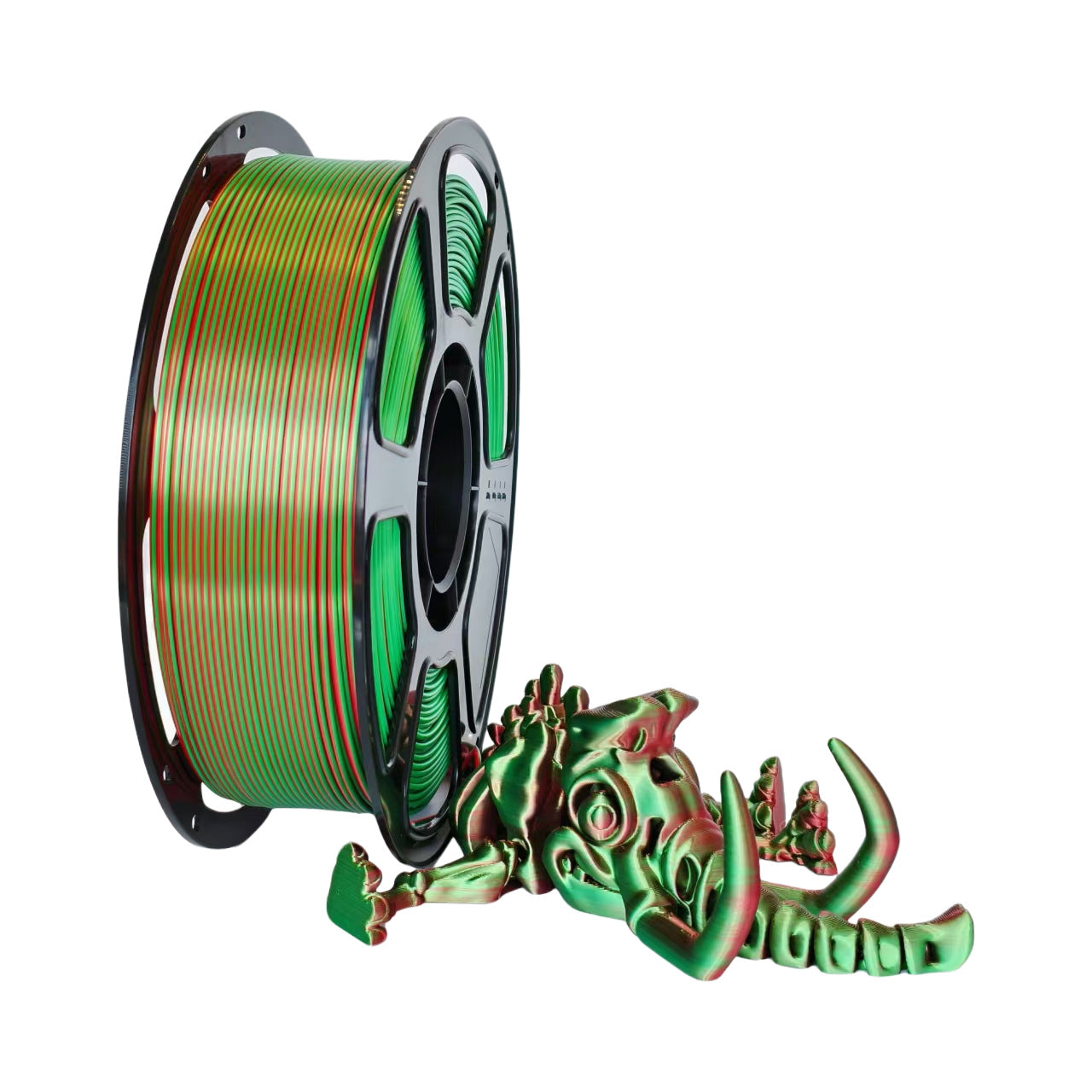 Professional Silk PLA 3D Printer Filament - High Gloss Dual-Color & Single-Color 1.75mm (1kg Spool)