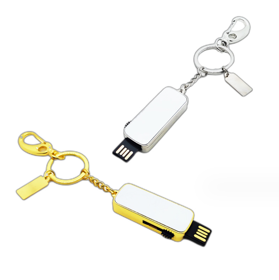 sublimation blank USB drive stick keychain 4G/8G/16G/32G/64G