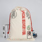 Printed Santa Sacks Big 50x70cm cotton thick material