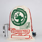 Printed Santa Sacks Big 50x70cm cotton thick material