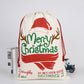 Printed Santa Sacks Big 50x70cm cotton thick material