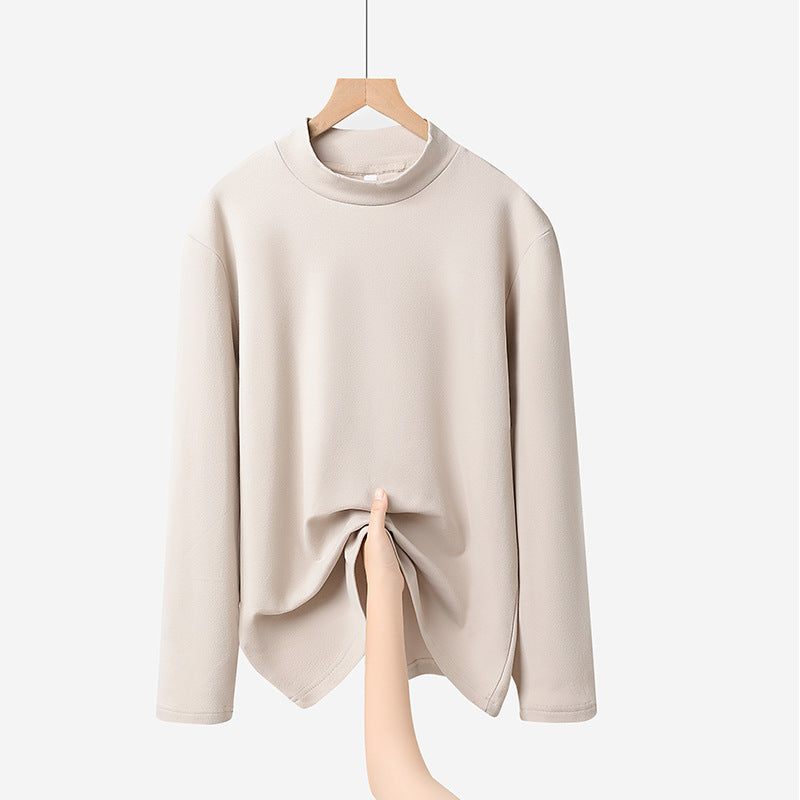 Blank Color High Collar 260gsm polyester fleece good quality  Shirts in 7 colors and 7 sizes