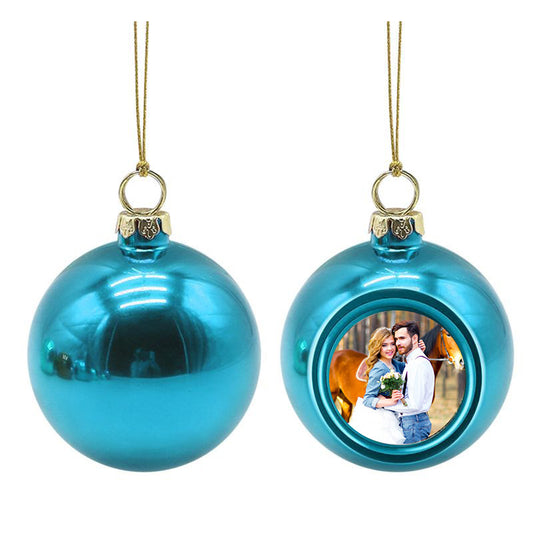 Sublimation blank Christmas ball in 6 colors and 2 sizes