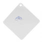 Blank white sublimation aluminum car sign with suction cup, diamond shape