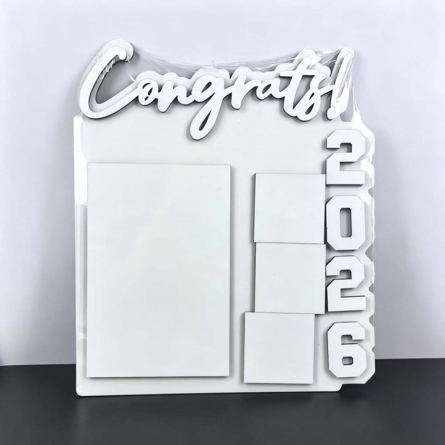 Class of 2026 Sublimation Graduation MDF Collection - Photo Boards, Desk Ornaments & Keychains