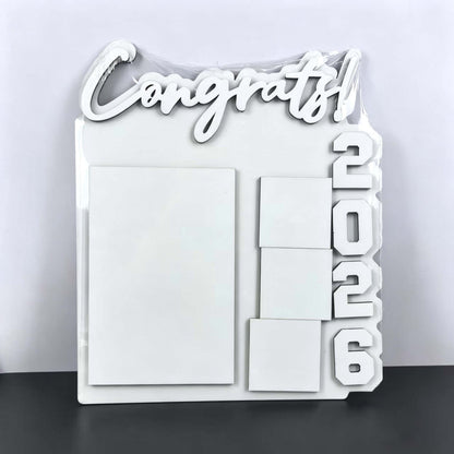 Class of 2026 Sublimation Graduation MDF Collection - Photo Boards