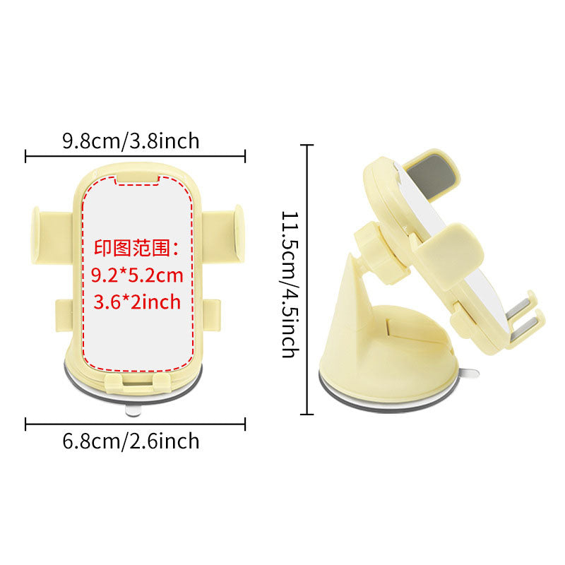 2025 new car Strong phone stand with big sublimation sheet in 3 colors