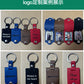 PU Leather Cover Blank For Laser,Inner Alu Insert For Sublimation Keychain In 4 colors