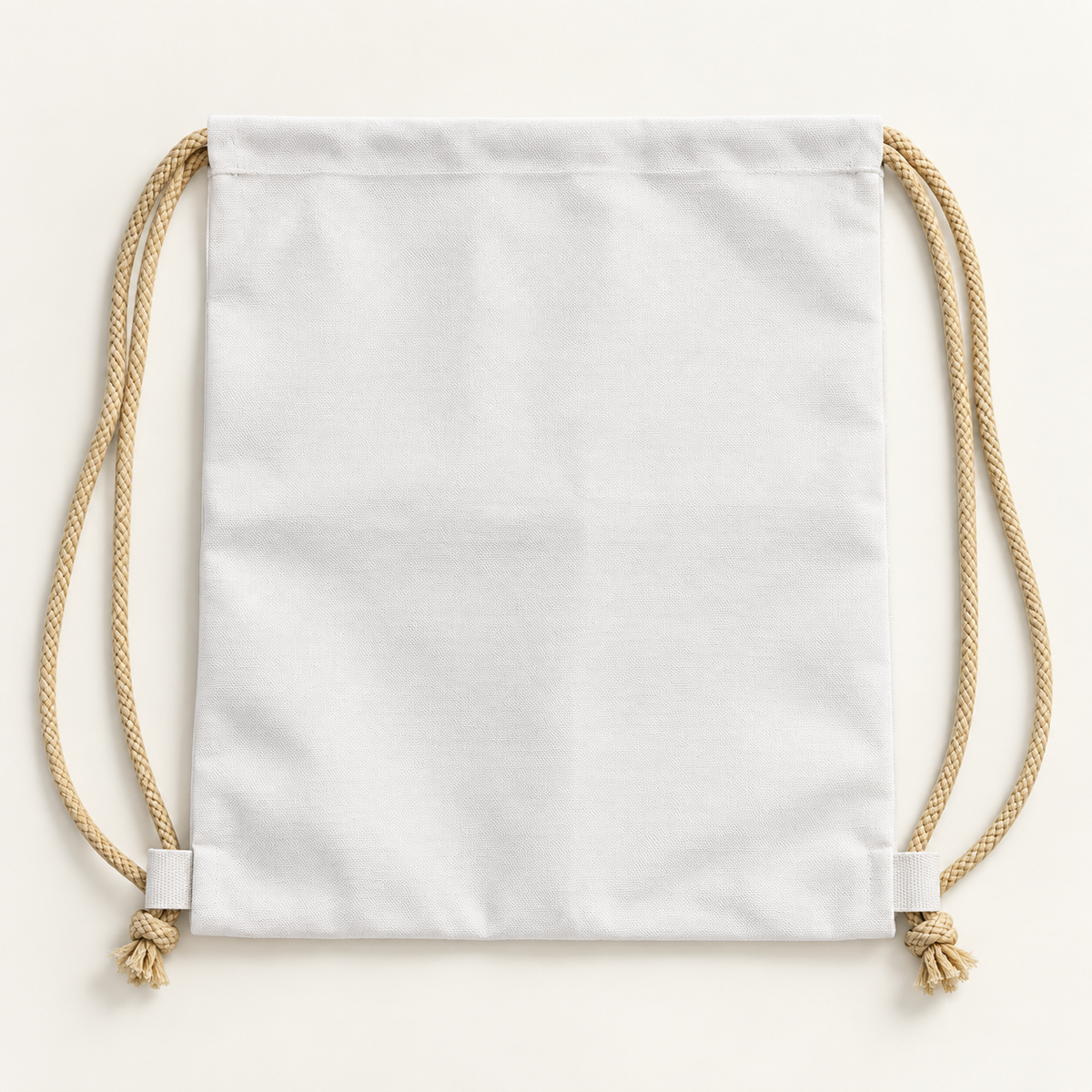 High Quality Thick 380gsm 100% polyester Canvas shoulder Draw Bags for Sublimation