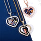 Sublimation blank Necklace rectangle /wings/hearts with inserts