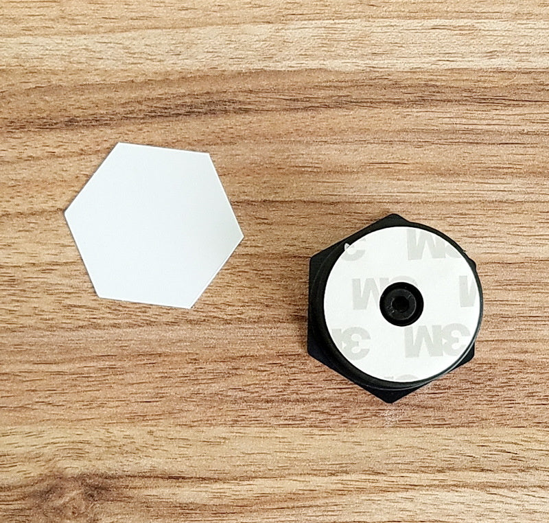 Hexagon sublimation phone stand adhesive base
